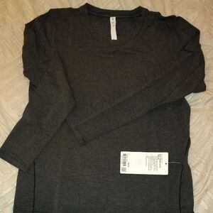 Lululemon Athletica Charcoal V-Neck Tee